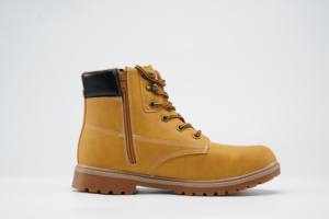 Bottes en cuir Harvest Land pour hommes, semelle Oxford, chaussures de moto, hiver, extérieur, lacets avant, rétro, tendance, bottes dénudées - Product Image 3