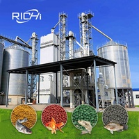 Ligne d'alimentation granulée flottante RICHI pour poissons Tilapia