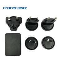 Adaptateur secteur USB pour ordinateur portable 8V/9V/12V 1.0A/1.25A 12W avec prise DC, en matériau PC, conforme aux normes EN62368/CB/CE/GS/EMC/LVD/ASS/KC/FCC