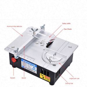 Mini Scie Électrique Multifonctionnelle de Bureau 220V pour Bricolage Domestique, Machine à Tailler le Bois, Scie à Table, Outil de Tour de Table, Moteur Intégré - Product Image 2