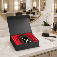 Boîte d'emballage pour perruque avec couvercle magnétique, logo personnalisé, couleur et taille au choix, doublure en satin, boîte cadeau pour salon