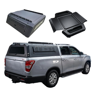 Couverture de benne rigide en aluminium <span class=keywords><strong>4x4</strong></span> imperméable pour Toyota Hilux Tacoma Tundra F150 <span class=keywords><strong>RAM</strong></span> Ranger Silverado D-Max - Product Image 2