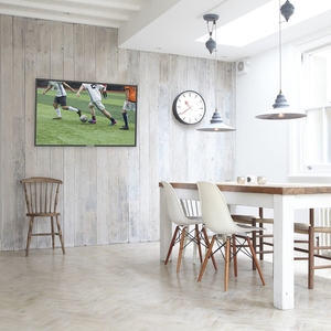 UNHO Table Top Universal <span class=keywords><strong>TV</strong></span> Legs Se adapta a pantallas planas de 17 "a 55" Soporte de mesa de <span class=keywords><strong>TV</strong></span> Pedestal <span class=keywords><strong>TV</strong></span> Riser Max VESA 600x400mm - Product Image 5