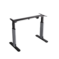 Mobilier de bureau électrique cadre de bureau debout réglable noir cadre de bureau assis debout ergonomique table de bureau debout pour ordinateur