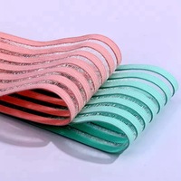 Bande élastique orthopédique personnalisée haut de gamme grande taille en soie de poisson noire et blanche pour vêtements, sangles élastiques en fil de poisson