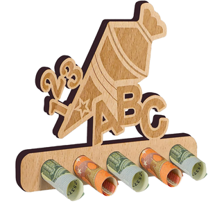 Idées cadeaux d'anniversaire : Ornements numériques en bois personnalisés à faire soi-même, écologiques, de forme irrégulière, technique de découpe, mur d'argent - Product Image 4