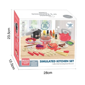 Nhà Máy Giá Trẻ Em Bộ Đồ Ăn Nồi Cơm Điện Đặt 34Pcs Mô Phỏng Nấu Ăn Đồ Chơi Trẻ Em Đồ Chơi Nhà Bếp - Product Image 4