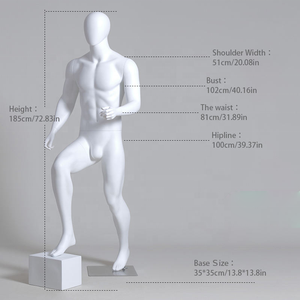 หุ่นจำลองกีฬากลางแจ้งแบบเต็มตัว หุ่นจำลองเดินป่าแบบด้าน หุ่นจำลองปีนเขาชายหญิง สำหรับโชว์เสื้อแจ็คเก็ตและเสื้อโค้ท - Product Image 5