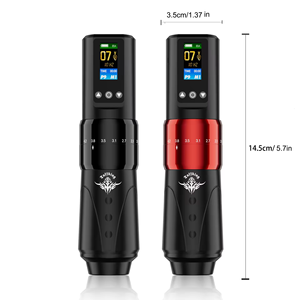 Máquina de Tatuar Inalámbrica de Alta Gama con Carrera Ajustable, Baterías Dobles, Potencia Estable, Bajo Ruido, Pistola de Tatuar Profesional para Artistas - Product Image 5
