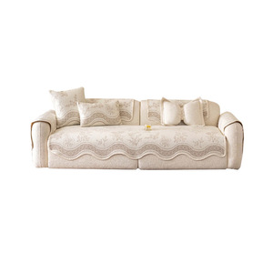 Ice Silk <b>Sofa</b> Covers Floral Pattern 90-140cm Non Slip Pad Type Machine Washable <b>Sofa</b> <b>Cushions</b> <b>For</b> Living Room - Product Image 5