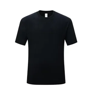 면 라운드 넥 광고 셔츠에 인쇄 된 맞춤형 로고, 자수가있는 반팔 활동 티셔츠