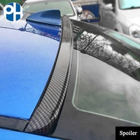 Aileron arrière universel en fibre de carbone pour voiture, becquet de coffre, becquet de toit, aileron de canard