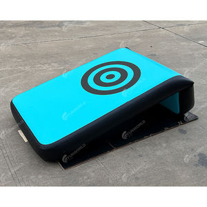 Tapis d'exercice pliable <span class=keywords><strong>Gymnastique</strong></span> Inclinaison Fromage Wedge Mat Blow up Air Incline Tumbling Mat pour les enfants - Product Image 3