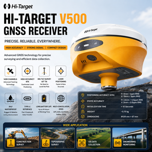 Équipement de topographie GNSS RTK à forte demande, station de base et station mobile, récepteur GPS à encodage absolu pour la cartographie d'ingénierie - Product Image 4