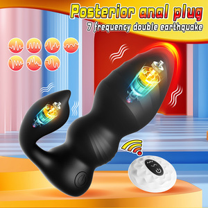 Vibrador de Masaje de Próstata Masculino, Estimulador Anal con Control Remoto Inalámbrico para Hombres, Dildo para Estimulación Anal y de Próstata, Juguetes Sexuales - Product Image 2