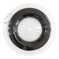 Cordage de tennis en polyester OEM 16G, bobine de 200 m, contrôle, durabilité, amortissement des vibrations, noir, gris, vert, bleu foncé, jaune