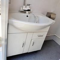 Salle de bain mobile extérieure personnalisée, salle de bain mobile de luxe, remorque de camping, toilettes