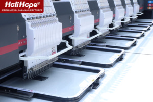 Vente directe usine – Machine à broder multi-têtes 6 têtes 15 aiguilles, haute vitesse 1200 tr/min, contrôlée par ordinateur, fabriquée en Chine - Product Image 5