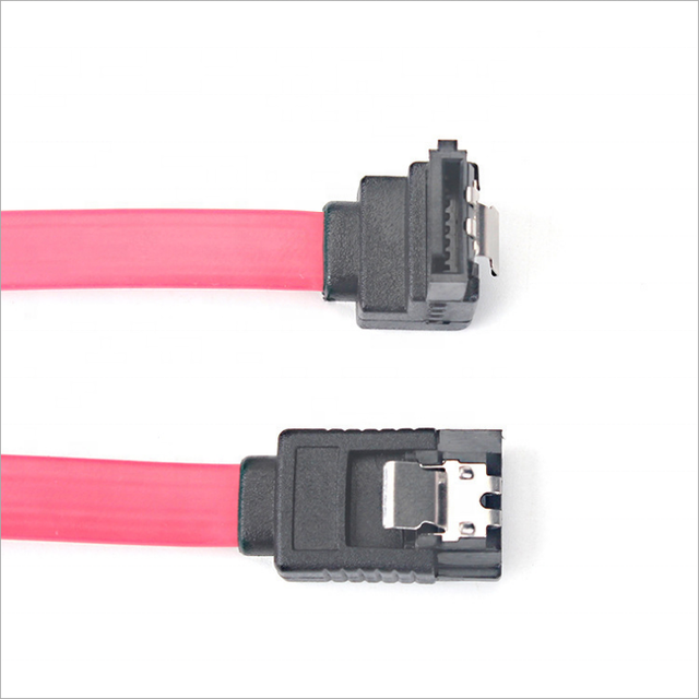 Custom SATA Data Cable SATA 3.0 Cable SATA3 III 6Gb/s Right Angle 90 Degree 50cm 100cm for HDD Hard Drive