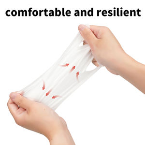 Powder free transparent disposable vinyl <strong>gloves</strong> 9-inch <strong>PVC</strong> industrial kitchen food cooking beauty salon household use 100pcs - Product Image 4