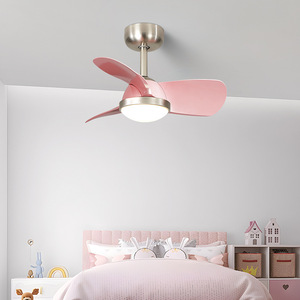 Moderne 110V-220V Silencieux DC Moteur LED ABS 5 Verre Noyer Bois Fer Salle À Manger Plafond Ventilateur Lumière Intégration Maison Télécommande - Product Image 6