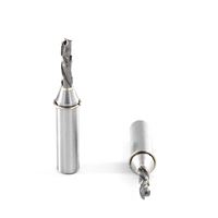 Brocas de enrutador en espiral de compresión TCT con punta de carburo para carpintería corte hacia arriba y hacia abajo Soporte personalizado ODM y OEM