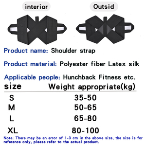 En stock avec correction de posture, sangle d'épaule ouverte, <span class=keywords><strong>ceinture</strong></span> de soutien <span class=keywords><strong>dorsal</strong></span> réglable et portable pour hommes et femmes - Product Image 5
