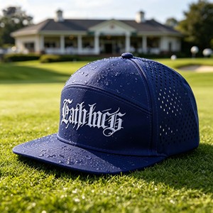 Gorra Deportiva de 5 Paneles con Cierre a Presión, Transpirable, Ligera, Impermeable y de Secado Rápido, Estilo Hip Hop, para Viajes y Actividades al Aire Libre, Venta al Por Mayor - Product Image 3