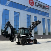 BACHOE LOADER SALE 388 Baggerlader mit Front-/Heck-Hydrauliksteuerung, PLC-Motor, HZM Große & Kleine Räder