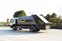 Camion compacteur à ordures manuel Camion comprimé Camion de collecte des déchets diesel