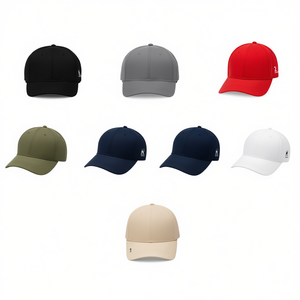 Cappellino da baseball in cotone tinta unita, unisex, regolabile, per sport all'aria aperta e abbigliamento casual - Product Image 2