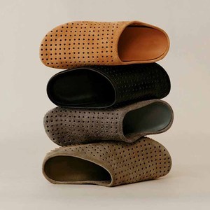 Mules plates pour femmes, mules en cuir, nouvelles tendances - Product Image 1