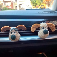 Décoration d'aromathérapie pour voiture en plastique en forme de chien pilote, mignonne, moderne, longue durée, accessoires intérieurs, garantie 3 ans