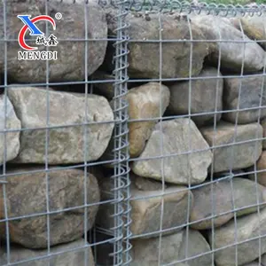 Chine fournit des boîtes de gabions de haute qualité, boîte de gabions hexagonaux en treillis métallique soudé galvanisé pour protéger le barrage et la rivière