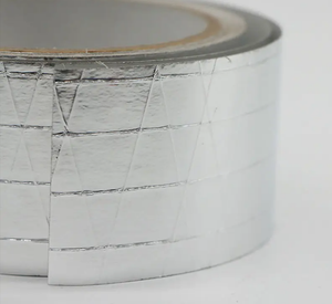 48mm 50mm 75mm materiale ausiliario per imballaggio nastro Kraft rinforzato Fsk nastro adesivo rinforzato in alluminio - Product Image 4