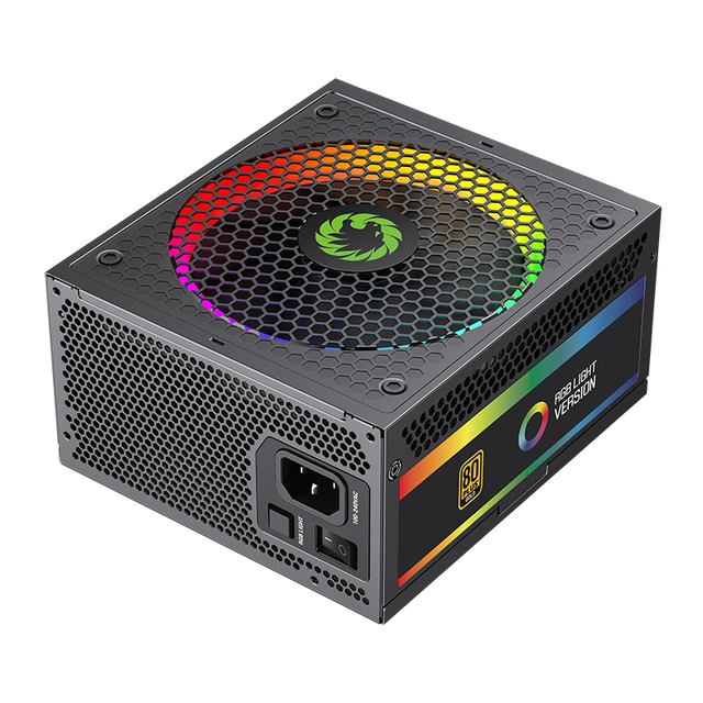 GAMEMAX 850W , PCIE 5.0, Fully Modular, 80+ Gold , ARGB SYNC with Motherboard, RGB 850 Gaming Power Supply