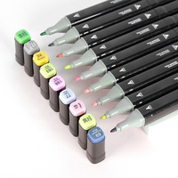 Ensemble de stylos surligneurs double face pour artistes, école, bricolage, permanents, 120 couleurs, marqueurs de peinture