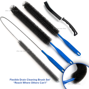 Kit <span class=keywords><strong>de</strong></span> nettoyage <span class=keywords><strong>de</strong></span> conduit <span class=keywords><strong>de</strong></span> sèche-linge domestique, accessoire d'<span class=keywords><strong>aspirateur</strong></span>, brosse à peluches fine pour l'élimination des peluches obstruées - Product Image 2
