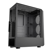 Boîtier PC Gaming Mid-Tower en Verre Trempé Noir ATX Micro-ATX ITX avec USB 3.0 pour Ordinateur de Bureau – En Stock