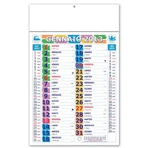 Calendario Maxipastello personalizzato per merchandising - Product Image 1