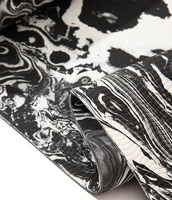 Tapis de yoga 6 mm pour entraînement intérieur, écologique en TPE, avec logo personnalisé, effet tie-dye, texture marbrée