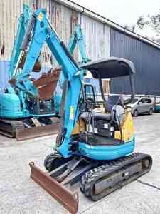 Mini-excavatrice sur chenilles Kubota U20 d'occasion en excellent état, petite pelle de 2 tonnes en promotion avec certifications CE & EPA, emballage allemand EPR - Product Image 6