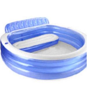 Piscine gonflable en PVC personnalisée, portable, ronde, grande, pour la famille, été, 5 mm d'épaisseur, pour enfants - Product Image 1