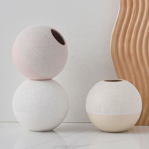 Ybh थोक कस्टम ग्लेज़ेड सिरेमिक और मिट्टी कला डेको <span class=keywords><strong>vase</strong></span> होटल होम ऑफिस सजावट के लिए - Product Image 4