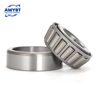 Roulement à rouleaux coniques à faible friction en acier, simple rangée, métrique, plusieurs tailles, personnalisation OEM prise en charge