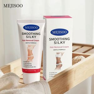 Crème dépilatoire pour hommes et femmes, prix de gros, marque privée, crème dépilatoire organique pour tout le corps, permanente et indolore - Product Image 1