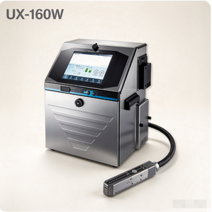 Stampante Inkjet Industriale CIJ UX-160W a Colore Singolo con Controllo Android, 21-30 ppm, per Codifica Etichette, Barcode e Date su Imballaggi - Product Image 1