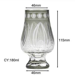 Vaso de Whisky Clásico <span class=keywords><strong>Glencairn</strong></span> de 6oz, Tallado a Mano para Degustación, Vaso de Vidrio Soplado a Mano de Color Transparente en Forma de Tulipán - Product Image 6