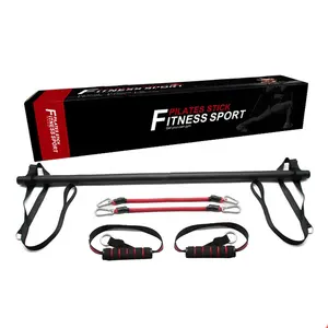 Hot Selling Fitness Bar Kit Portable Yoga Pilates Bar Kit Gym Stick Workout Bar