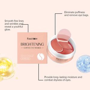 Kustom Logo kafein asam Hyaluronic Niacinamide mengurangi bengkak lingkaran hitam menenangkan pelembap kulit jeli Gel Masker Mata - Product Image 4